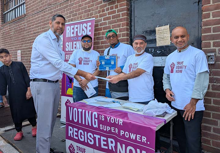 নিউইয়র্ক সিটিতে ‘ট্রু ইকুইটি নাউ’র ভোটার নিবন্ধন অভিযান শুরু