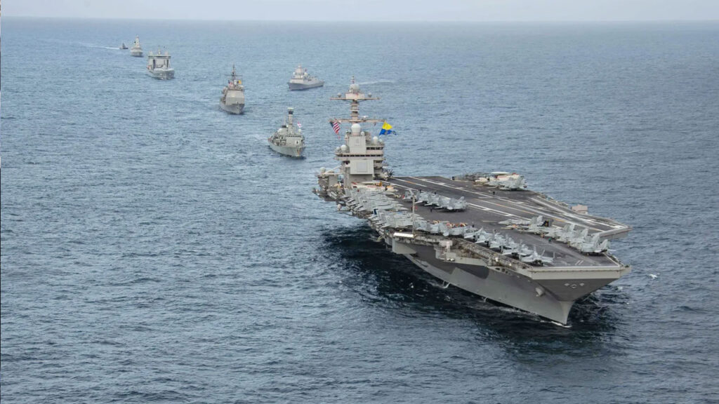 মধ্যপ্রাচ্যে আরেকটি শক্তিশালী রণতরি পাঠাচ্ছে যুক্তরাষ্ট্র