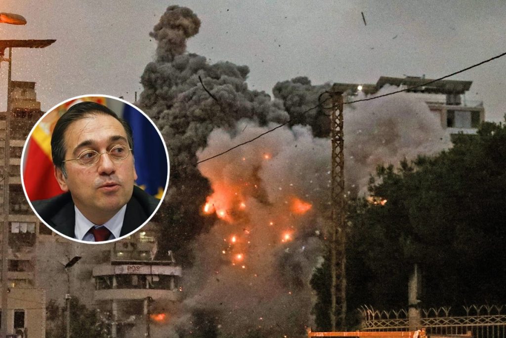 <span>লেবাননে ১০ মিনিটে ১০০ বিমান হামলা / </span>ইসরায়েলের ‘নির্বিচার’ বোমা হামলা বন্ধের আহ্বান জানাল স্পেন