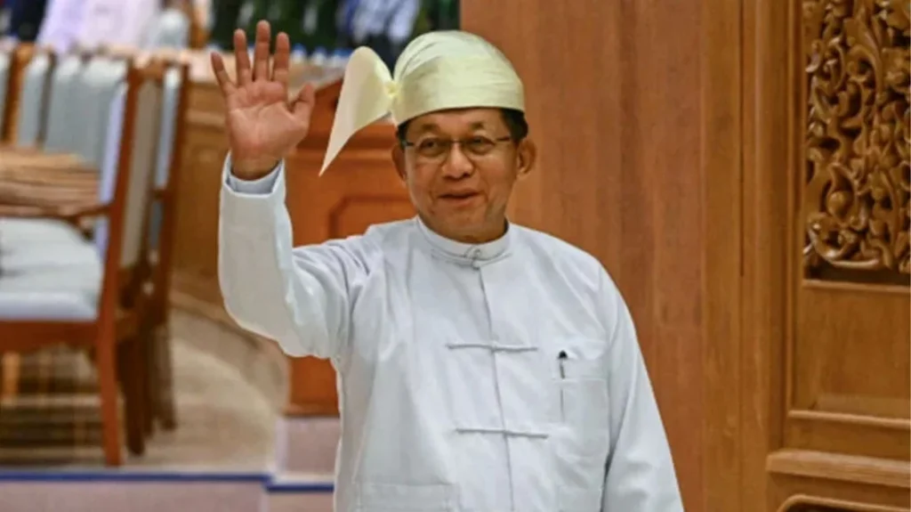 মিয়ানমারের প্রেসিডেন্ট হিসেবে শপথ নিলেন জান্তাপ্রধান মিন অং হ্লাইং